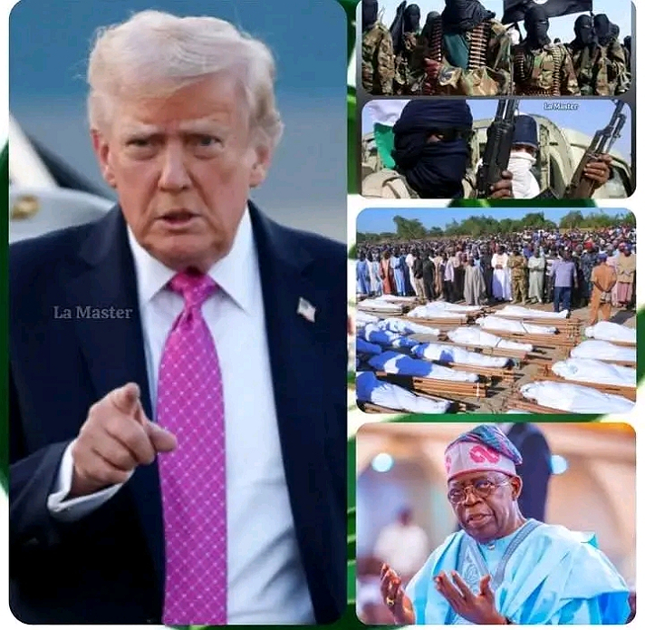 Trump is no longer looking for evidence about Christian Genocid£ In Nigeria. That name Christian...