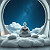 Poetry: In a realm where dreams and thoughts collide,  A figure sits, in tranquil peace, his guide.  ...