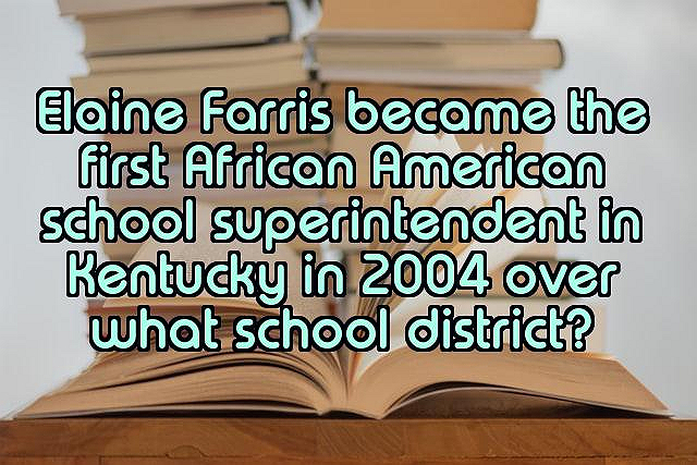 How Well Do You Know Blacks in Education