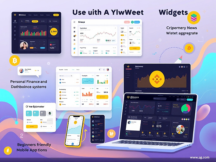 Here are a few innovative ideas for using Binance widgets