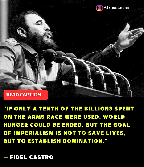 The World Is Not Poor — It Is Weaponized“If only a tenth of the billions spent on the arms...