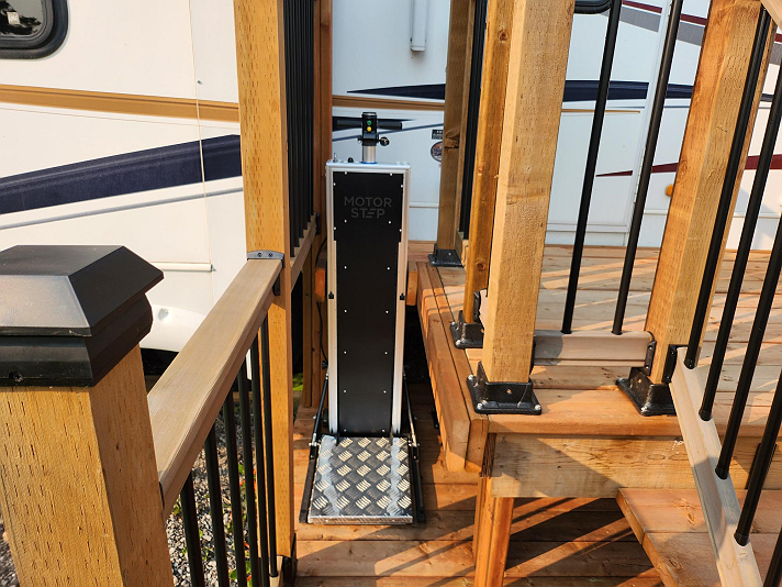 Best Small Step Lift for RVs – Motorstep MS800 Accessibility Solution