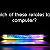 Challenge: How Well Do You Know Computers