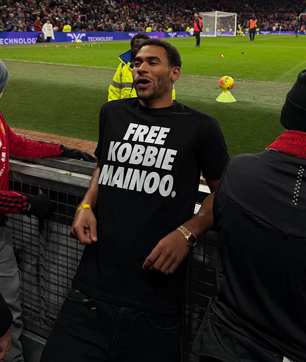 🚨👕 Kobbie Mainoo’s brother Jordan on Instagram.